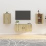 Muebles para TV de pared 2 uds roble Sonoma 40x34,5x60 cm de vidaXL, Muebles TV - Ref: Foro24-816663, Precio: 65,04 €, Descue...