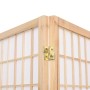Biombo plegable con 6 paneles estilo japonés 240x170 cm de vidaXL, Divisores de ambientes - Ref: Foro24-352086, Precio: 197,3...