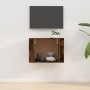 Mueble para TV de pared roble ahumado 57x34,5x40 cm de vidaXL, Muebles TV - Ref: Foro24-816621, Precio: 35,42 €, Descuento: %