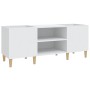 Mueble para discos madera contrachapada blanco 121x38x48 cm de vidaXL, Almacenamiento para CD y DVD - Ref: Foro24-831925, Pre...