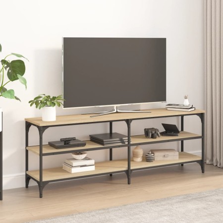 Mueble para TV madera contrachapada roble Sonoma 140x30x50 cm de vidaXL, Muebles TV - Ref: Foro24-826745, Precio: 57,87 €, De...