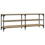 Mueble para TV madera contrachapada roble Sonoma 140x30x50 cm de vidaXL, Muebles TV - Ref: Foro24-826745, Precio: 57,87 €, De...