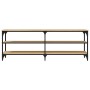 Mueble para TV madera contrachapada roble Sonoma 140x30x50 cm de vidaXL, Muebles TV - Ref: Foro24-826745, Precio: 57,87 €, De...