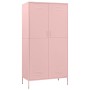 Armario de acero rosa 90x50x180 cm en Armarios roperos | Comprar online en Foru.es