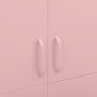 Armario de acero rosa 90x50x180 cm en Armarios roperos | Comprar online en Foru.es
