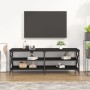 Mueble de TV madera contrachapada negro 140x40x50 cm de vidaXL, Muebles TV - Ref: Foro24-826724, Precio: 79,53 €, Descuento: %