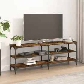 Mueble de TV madera contrachapada roble ahumado 140x30x50 cm de vidaXL, Muebles TV - Ref: Foro24-826746, Precio: 66,72 €, Des...