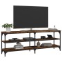 Mueble de TV madera contrachapada roble ahumado 140x30x50 cm de vidaXL, Muebles TV - Ref: Foro24-826746, Precio: 67,70 €, Des...