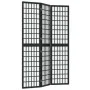 Biombo plegable con 3 paneles estilo japonés negro 120x170 cm de vidaXL, Divisores de ambientes - Ref: Foro24-352079, Precio:...