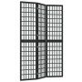 Biombo plegable con 3 paneles estilo japonés negro 120x170 cm de vidaXL, Divisores de ambientes - Ref: Foro24-352079, Precio:...