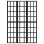 Biombo plegable con 3 paneles estilo japonés negro 120x170 cm de vidaXL, Divisores de ambientes - Ref: Foro24-352079, Precio:...