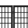 Biombo plegable con 3 paneles estilo japonés negro 120x170 cm de vidaXL, Divisores de ambientes - Ref: Foro24-352079, Precio:...