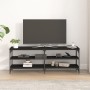 Mueble para TV madera contrachapada negro 140x30x50 cm de vidaXL, Muebles TV - Ref: Foro24-826744, Precio: 66,15 €, Descuento: %