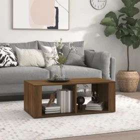 Plywood oak brown coffee table 100x50x36 cm by vidaXL, Coffee table - Ref: Foro24-816527, Price: 44,56 €, Discount: %