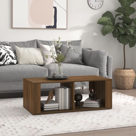 Mesa de centro madera contrachapada roble marrón 100x50x36 cm de vidaXL, Mesas de centro - Ref: Foro24-816527, Precio: 45,00 ...