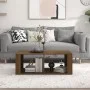 Plywood oak brown coffee table 100x50x36 cm by vidaXL, Coffee table - Ref: Foro24-816527, Price: 44,56 €, Discount: %