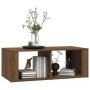 Mesa de centro madera contrachapada roble marrón 100x50x36 cm de vidaXL, Mesas de centro - Ref: Foro24-816527, Precio: 45,00 ...