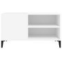 Mueble para discos madera contrachapada blanco 84,5x38x48 cm de vidaXL, Almacenamiento para CD y DVD - Ref: Foro24-831949, Pr...