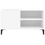 Plywood white record storage unit 84.5x38x48 cm by vidaXL, CD and DVD storage - Ref: Foro24-831949, Price: 56,28 €, Discount: %