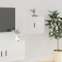 Muebles para TV de pared 2 uds blanco brillante 40x34,5x40 cm de vidaXL, Muebles TV - Ref: Foro24-816645, Precio: 49,83 €, De...
