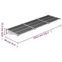Marquesina de puerta policarbonato negro 358,5x90 cm de vidaXL, Toldos - Ref: Foro24-153702, Precio: 105,16 €, Descuento: %