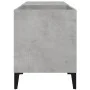Mueble discos madera contrachapada gris hormigón 84,5x38x48 cm de vidaXL, Almacenamiento para CD y DVD - Ref: Foro24-831953, ...