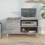 Mueble discos madera contrachapada gris sonoma 84,5x38x48 cm de vidaXL, Almacenamiento para CD y DVD - Ref: Foro24-831947, Pr...
