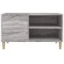 Mueble discos madera contrachapada gris sonoma 84,5x38x48 cm de vidaXL, Almacenamiento para CD y DVD - Ref: Foro24-831947, Pr...