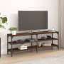 Mueble de TV madera contrachapada marrón roble 140x30x50 cm de vidaXL, Muebles TV - Ref: Foro24-826748, Precio: 67,98 €, Desc...