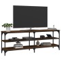 Mueble de TV madera contrachapada marrón roble 140x30x50 cm de vidaXL, Muebles TV - Ref: Foro24-826748, Precio: 67,98 €, Desc...