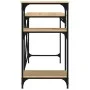 Escritorio con estantes madera contrachapada roble 105x50x90 cm de vidaXL, Escritorios - Ref: Foro24-826715, Precio: 59,70 €,...