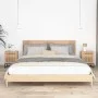 Mesitas noche 2 uds hierro y madera contrachapada 40x30x55,5 cm de vidaXL, Mesitas de noche - Ref: Foro24-352096, Precio: 97,...