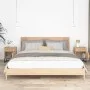 Mesitas noche 2 uds hierro y madera contrachapada 40x30x55,5 cm de vidaXL, Mesitas de noche - Ref: Foro24-352096, Precio: 97,...