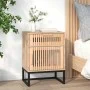 Mesitas noche 2 uds hierro y madera contrachapada 40x30x55,5 cm de vidaXL, Mesitas de noche - Ref: Foro24-352096, Precio: 97,...