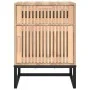 Mesitas noche 2 uds hierro y madera contrachapada 40x30x55,5 cm de vidaXL, Mesitas de noche - Ref: Foro24-352096, Precio: 97,...