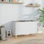 White plywood record cabinet 74.5x38x48 cm by vidaXL, CD and DVD storage - Ref: Foro24-831957, Price: 37,76 €, Discount: %