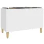 White plywood record cabinet 74.5x38x48 cm by vidaXL, CD and DVD storage - Ref: Foro24-831957, Price: 37,76 €, Discount: %