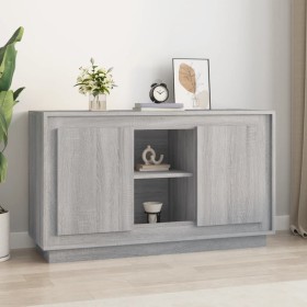 Aparador de madera contrachapada gris Sonoma 102x35x60 cm de vidaXL, Aparadores - Ref: Foro24-831883, Precio: 114,91 €, Descu...