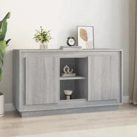 Sonoma gray plywood sideboard 102x35x60 cm by vidaXL, Sideboards - Ref: Foro24-831883, Price: 112,82 €, Discount: %