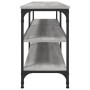 Mueble TV metal y madera contrachapada gris Sonoma 180x30x50 cm de vidaXL, Muebles TV - Ref: Foro24-826757, Precio: 69,65 €, ...