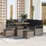 Conjunto de sofás de jardín 8 pcs Gris ratán sintético en Sofás de exterior | Comprar online en Foru.es
