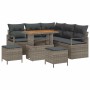 Conjunto de sofás de jardín 8 pcs Gris ratán sintético en Sofás de exterior | Comprar online en Foru.es