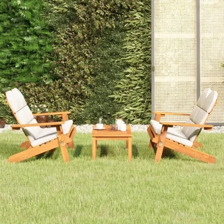 Juego de muebles de jardín Adirondack 3 piezas madera acacia de vidaXL, Conjuntos de jardín - Ref: Foro24-3152134, Precio: 42...