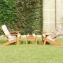 Juego de muebles de jardín Adirondack 3 piezas madera acacia de vidaXL, Conjuntos de jardín - Ref: Foro24-3152134, Precio: 42...