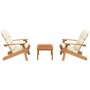 Juego de muebles de jardín Adirondack 3 piezas madera acacia de vidaXL, Conjuntos de jardín - Ref: Foro24-3152134, Precio: 43...