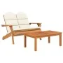 Juego de muebles de jardín Adirondack 3 piezas madera acacia de vidaXL, Conjuntos de jardín - Ref: Foro24-3152134, Precio: 42...
