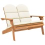 Juego de muebles de jardín Adirondack 3 piezas madera acacia de vidaXL, Conjuntos de jardín - Ref: Foro24-3152134, Precio: 43...