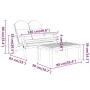 Juego de muebles de jardín Adirondack 3 piezas madera acacia de vidaXL, Conjuntos de jardín - Ref: Foro24-3152134, Precio: 42...
