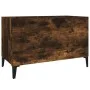 Smoked oak plywood disc cabinet 74.5x38x48 cm by vidaXL, CD and DVD storage - Ref: Foro24-831970, Price: 46,79 €, Discount: %