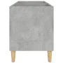 Mueble discos madera contrachapada gris hormigón 74,5x38x48 cm de vidaXL, Almacenamiento para CD y DVD - Ref: Foro24-831961, ...